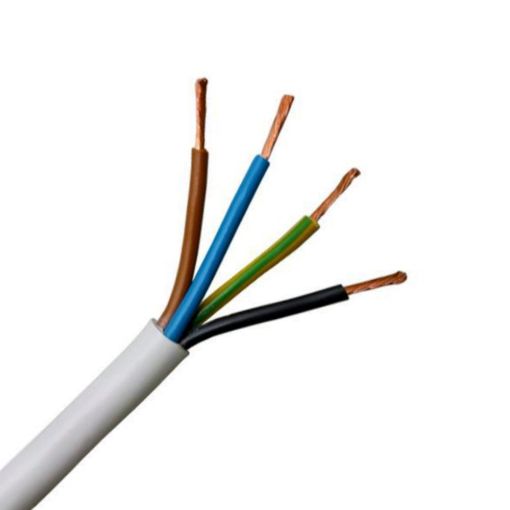 Picture of 1.5mm² 4 Core Circular PVC LSF Flex with Blue Core Cable | Cut Length Priced Per Metre