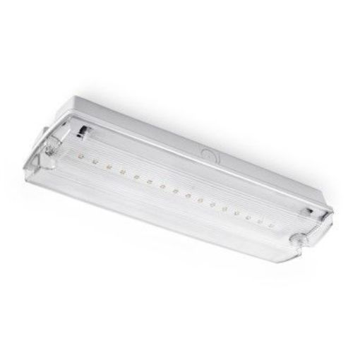 Picture of Meridian 3W LED Emergency Bulkhead 16pcs 150Lm 3hrs Non-Maintained IP65