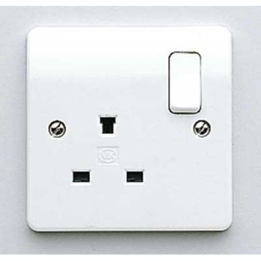 Picture of Socket 1 Gang Switched Double Pole Non Standard