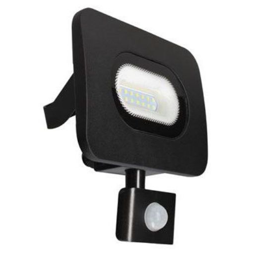 Picture of Meridian OVFL20PIR 20W LED Slim Curved Floodlight with PIR Black