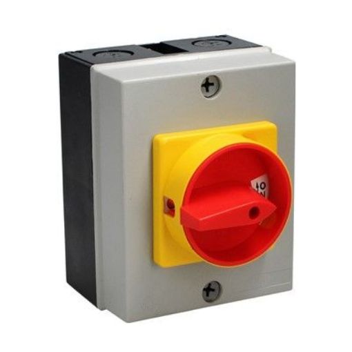 Picture of CED 25A 4 Pole 11kW 415V Rotary Isolator Switch 
