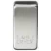 Picture of Knightsbridge Modular Switch cover "marked TUMBLE DRYER" - brushed chrome