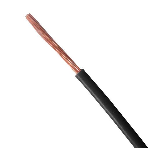 Picture of 0.75mm² Single Core Panel Flex Black Cable | Cut Length Priced Per Metre