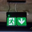 Picture of Ansell AADL-3M-W Adler Exit Sign Maintained / Non-Maintained | Black