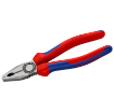 Picture of KNIPEX Tools UK Pliers Combination Multi Component Grip Handles 180mm Black Atramentized | 0302180SB