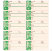 Picture of Industrial Signs Label Pass Test Labels Sml S/A Write-On Vinyl Pack of 50 35x15mm Green on White Matt | IS1750SA