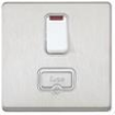 Picture of MK Electric Connection Unit DP Switched Fused with Neon White Inserts Aspect 13A White | K24961WHIW