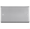 Picture of Eurolite Blanking Plate 2 Gang 86x86x7mm Polished Stainless Steel | PSS2B