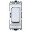 Picture of MK Electric Insert 1 Module Blank White Inserts MK Edge Brushed Stainless Steel | K4880BSSW