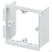 Picture of MK Electric - Cable Management Box Back 1 Gang for 3D Skirting Trunking Prestige 3D White PVC | VP131WHI