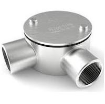 Picture of Finelite Circular Box Angle 2 Way 25mm Stainless Steel 316 | SS-A25