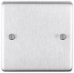 Picture of Eurolite Blanking Plate 1 Gang 86x86x7mm Satin Stainless Steel | SSS1B