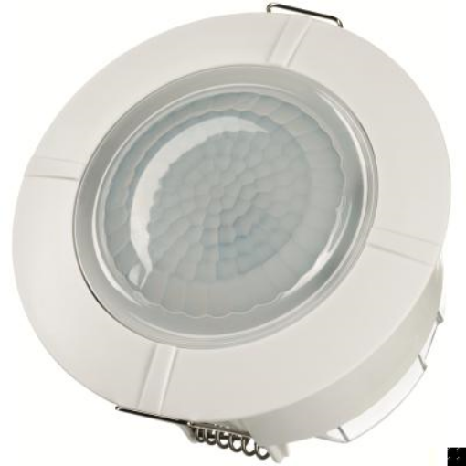 Picture of Timeguard Controller Security Light Ceiling Flush with PIR IP44 LED 250W 2000W 8m 360Deg White | SLFM360N