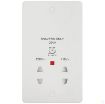 Picture of Niglon P-DVSS Shaver Socket Dual Volt Profile 20VA 115/230V White | PDVSS