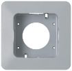 Picture of MK Electric Bezel 1 Gang Flush Masterseal Plus 165x165x41mm Grey | K56502GRY