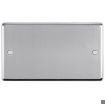 Picture of Eurolite Blanking Plate 2 Gang 86x86x7mm Polished Stainless Steel | PSS2B