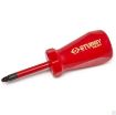 Picture of CK Screwdriver Stubby Slim Pozi VDE PZ2x46mm Chrome Vanadium Steel | T48343-2