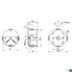 Picture of Gewiss UK Enclosure Moulded with Stepped Glands CE Range 65x35mm | GW44001