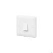 Picture of MK Electric Switch Intermediate Small Rocker 1 Gang 10AX White | MB4866WHI