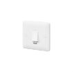 Picture of MK Electric Switch Push 1 Gang Small Rocker 10A White | MB4868WHI