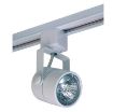 Picture of Meridian Spotlight Round Track Fitting GU10/GZ10 Low Voltage 240V 145x80x55x75mm White | TMRND10