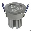 Picture of Meridian 3WH Downlight LED Adjustable Multi High Power IP20 White 4x3W 113x91mm Aluminium | LEDDL4