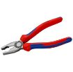 Picture of KNIPEX Tools UK Pliers Combination Multi Component Grip Handles 180mm Black Atramentized | 0302180SB