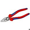 Picture of KNIPEX Tools UK Pliers Combination Multi Component Grip Handles 180mm Black Atramentized | 0302180SB