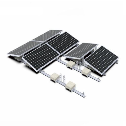 Picture of Enerack Pro E&W Ballasted Panel Solar Mounting System | 1722*1134*30mm Panel Array | 4x4 Panel 10 Degree Tilt 